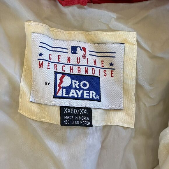 Vintage Atlanta Braves Jacket Pro Player Mens XXL Multicolor Windbreaker MLB 90s - Picture 5 of 12